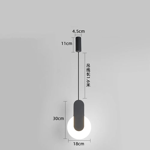 modern led pendant light for elegant interior decoration - vue 9 sur 12