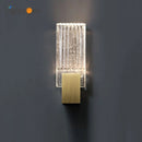 Modern minimalist crystal wall light for study and relaxation
