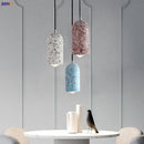 Modern nordic cement pendant light for bright interiors