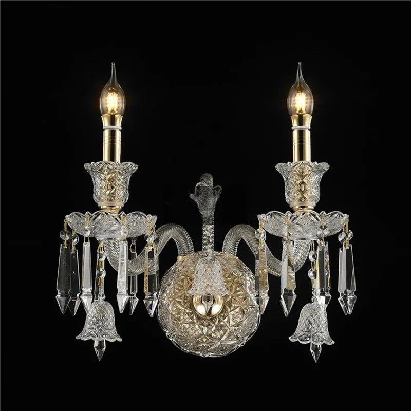 European crystal chandelier for modern and elegant decor - vue 5 sur 25