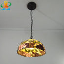 Begonia flower chandelier American style Tiffany lamp decorative lighting