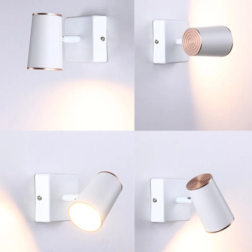 360-degree rotating LED bedside lamp for home and hotel - vue 5 sur 8
