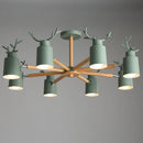 Nordic wood ceiling light with simple and creative design