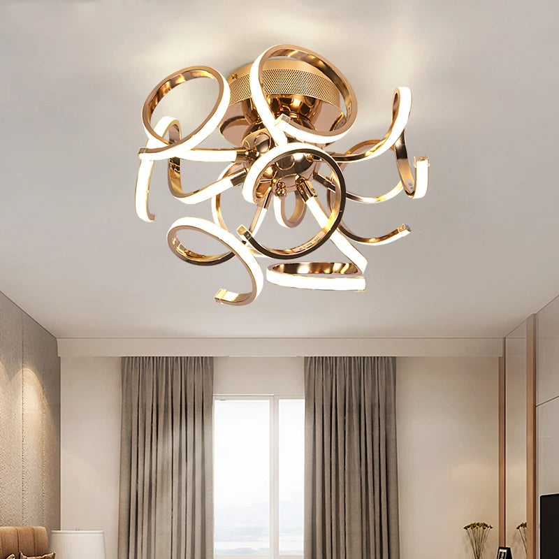 Modern LED globe ceiling light for decorative indoor lighting
