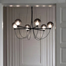 Nordic style glass chandelier for modern and elegant interiors