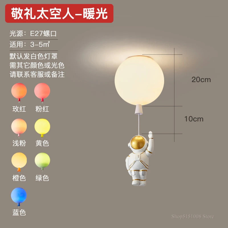 Decorative nordic pendant light for children’s room with playful design - vue 21 sur 22