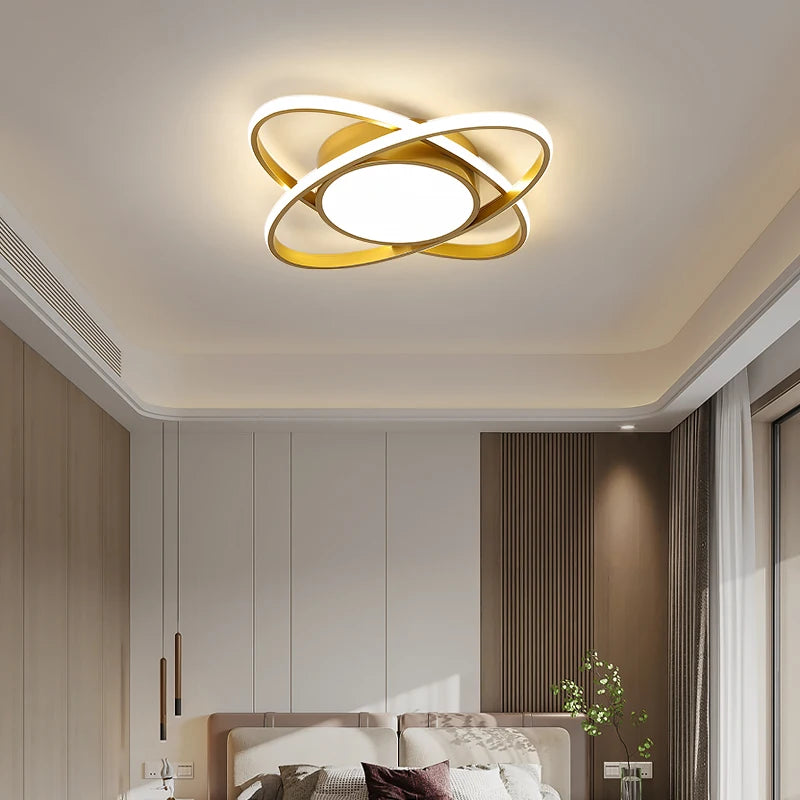 Modern LED chandeliers for entrance and indoor spaces