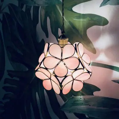 Nordic glass lamp with copper - vue 10 sur 10