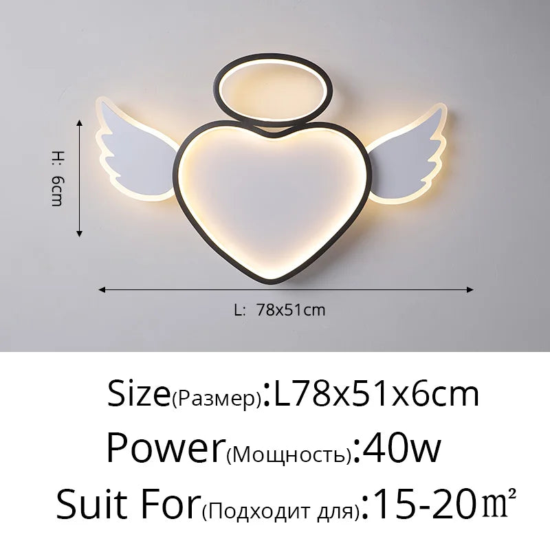 Modern design LED ceiling light for contemporary interiors