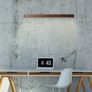 Modern solid wood LED wall light Japanese style design