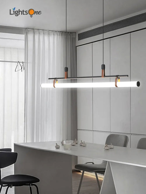 Minimalist pendant light for dining room - vue 3 sur 9