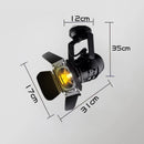 American retro rotating ceiling light for industrial bar and restaurant
