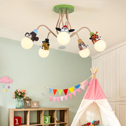 Modern balloon-shaped pendant light for children - vue 3 sur 12