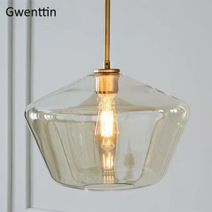 Modern glass pendant light for stylish interior decor