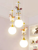 Modern minimalist nordic children's chandelier