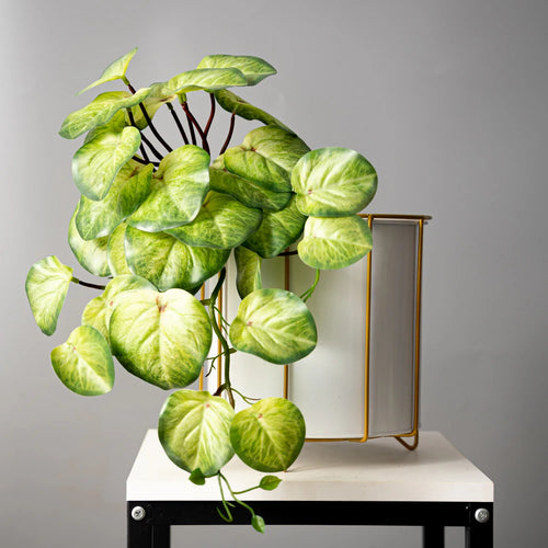 Artificial hanging rattan plants for indoor decoration - vue 8 sur 12