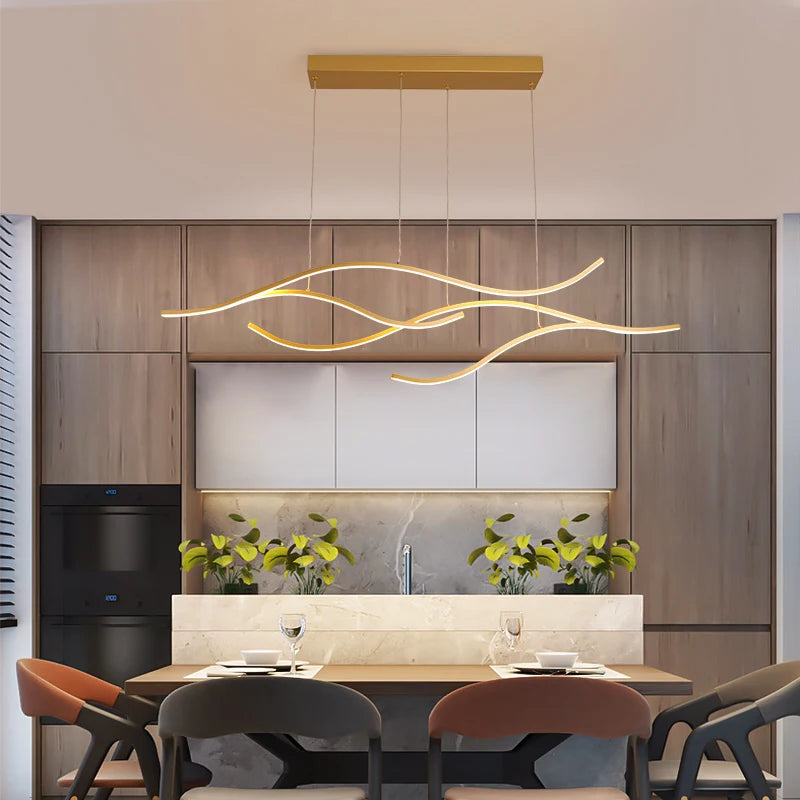 Modern creative LED chandelier for decorative indoor lighting