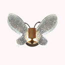 modern crystal butterfly wall light for home decor