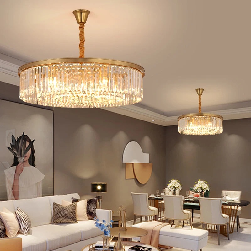 Crystal dual-purpose lamp for modern decor