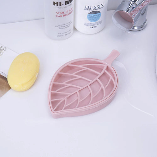 portable leaf-shaped double-layer soap box - vue 4 sur 8
