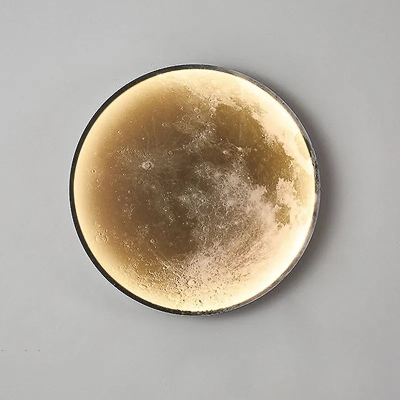 Modern moon wall light decorative interior LED lamp