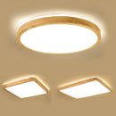 Ultra-slim Japanese solid wood LED ceiling light modern design 2021