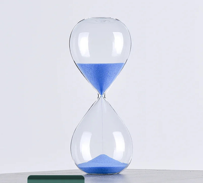decorative glass hourglass for home practical ornaments