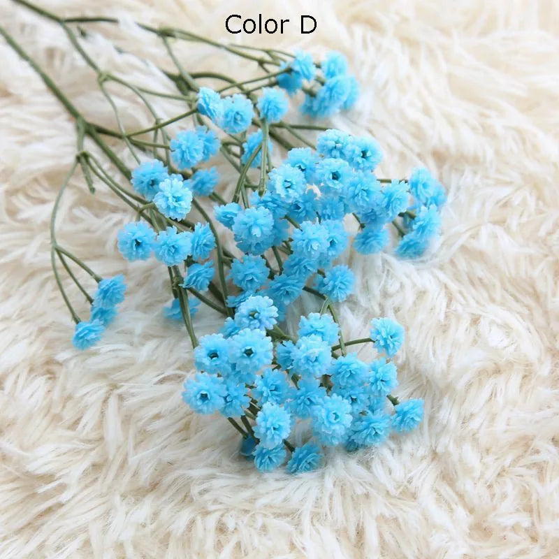 90 artificial flower heads for decorations and crafts - vue 11 sur 12