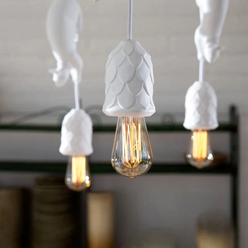 Resin pendant lamp - vue 9 sur 10