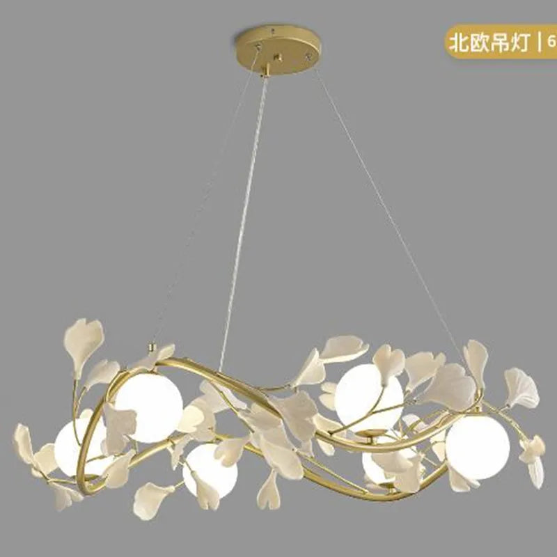 Luxury nordic decorative glass chandelier for modern interiors