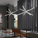 Modern aluminium pendant light for bar and kitchen