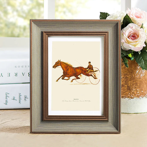 American retro photo frame for wedding and personalised decor - vue 12 sur 13