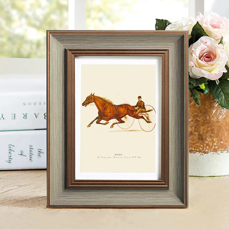 American retro photo frame for wedding and personalised decor - vue 11 sur 13
