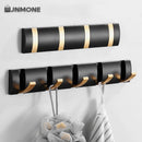 folding wall hooks for coats and towels