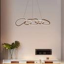 Modern LED ceiling pendant light for decorative interiors