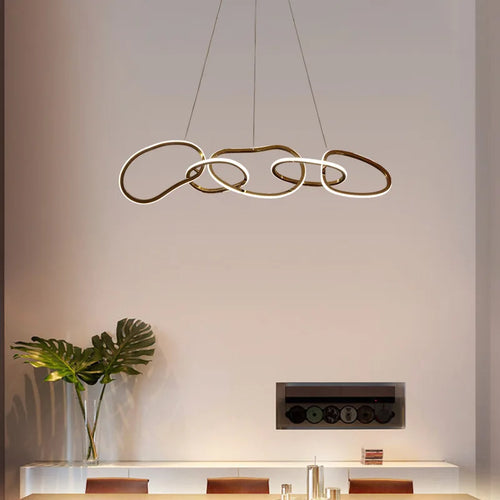 Modern LED ceiling pendant light for decorative interiors - vue 3 sur 9