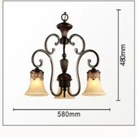 Luxurious 6-arm european style chandelier for elegant decor
