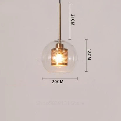 Modern nordic designer pendant light for interior decoration - vue 8 sur 13