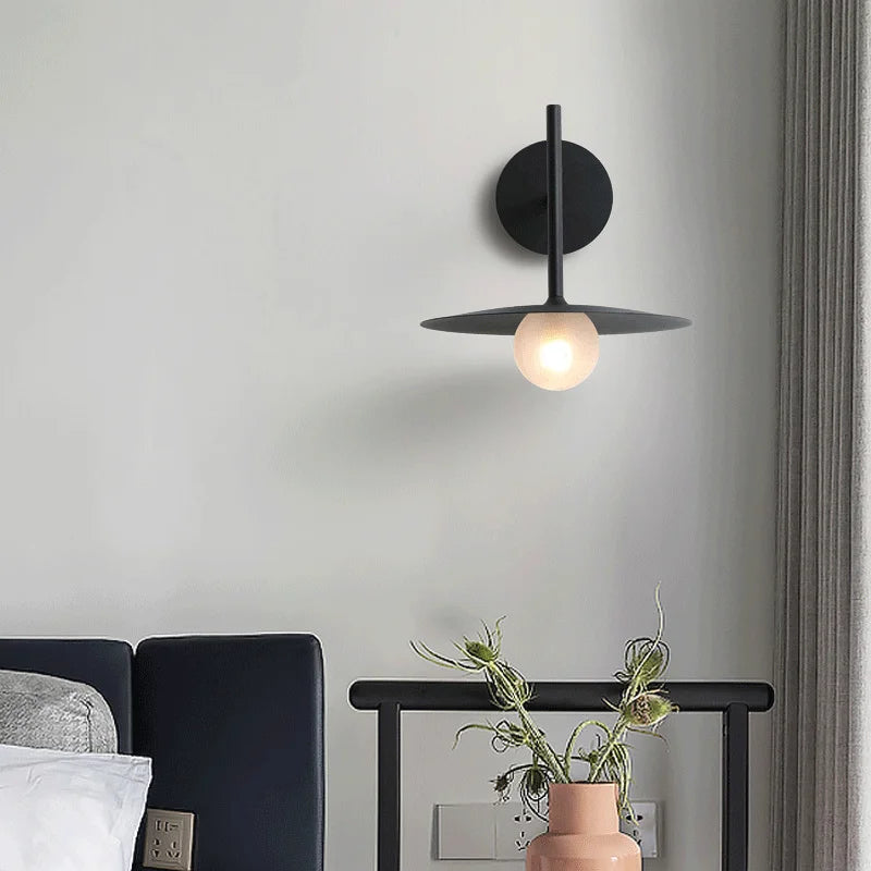 Nordic flying saucer design wall light modern decorative lighting - vue 3 sur 9