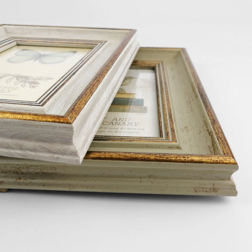 Vintage photo frame for horizontal portraits retro birthday wedding - vue 4 sur 9