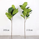 Large artificial tropical plant branches for garden decoration