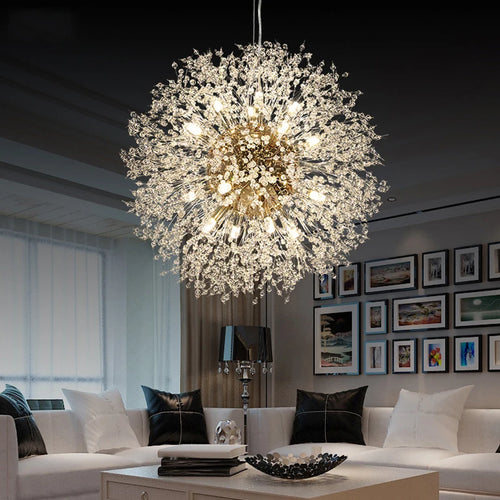 lustre led moderne luciole simple décoration intérieure - vue 4 sur 25