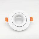 Adjustable recessed spotlight with replaceable light and modern design