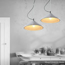 Retro loft concrete pendant light with LED for restaurant and living room