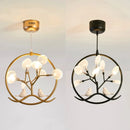 Handcrafted wooden pendant light for modern interior decoration