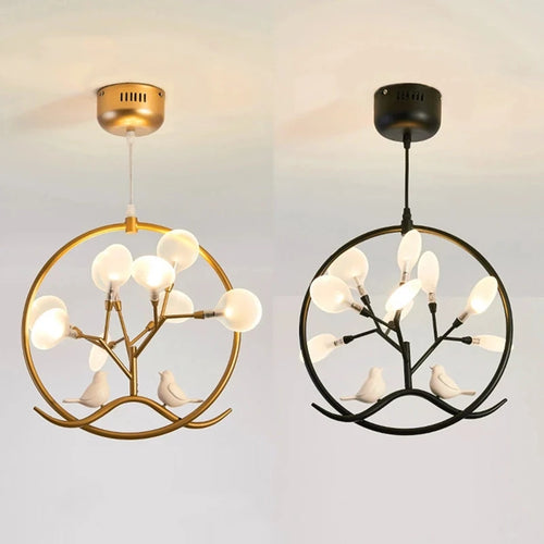 Handcrafted wooden pendant light for modern interior decoration - vue 2 sur 10