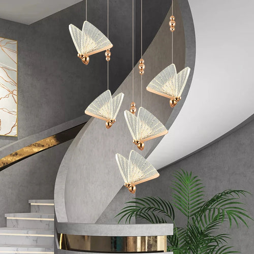 butterfly chandelier ceiling decoration for living room and hall - vue 2 sur 13