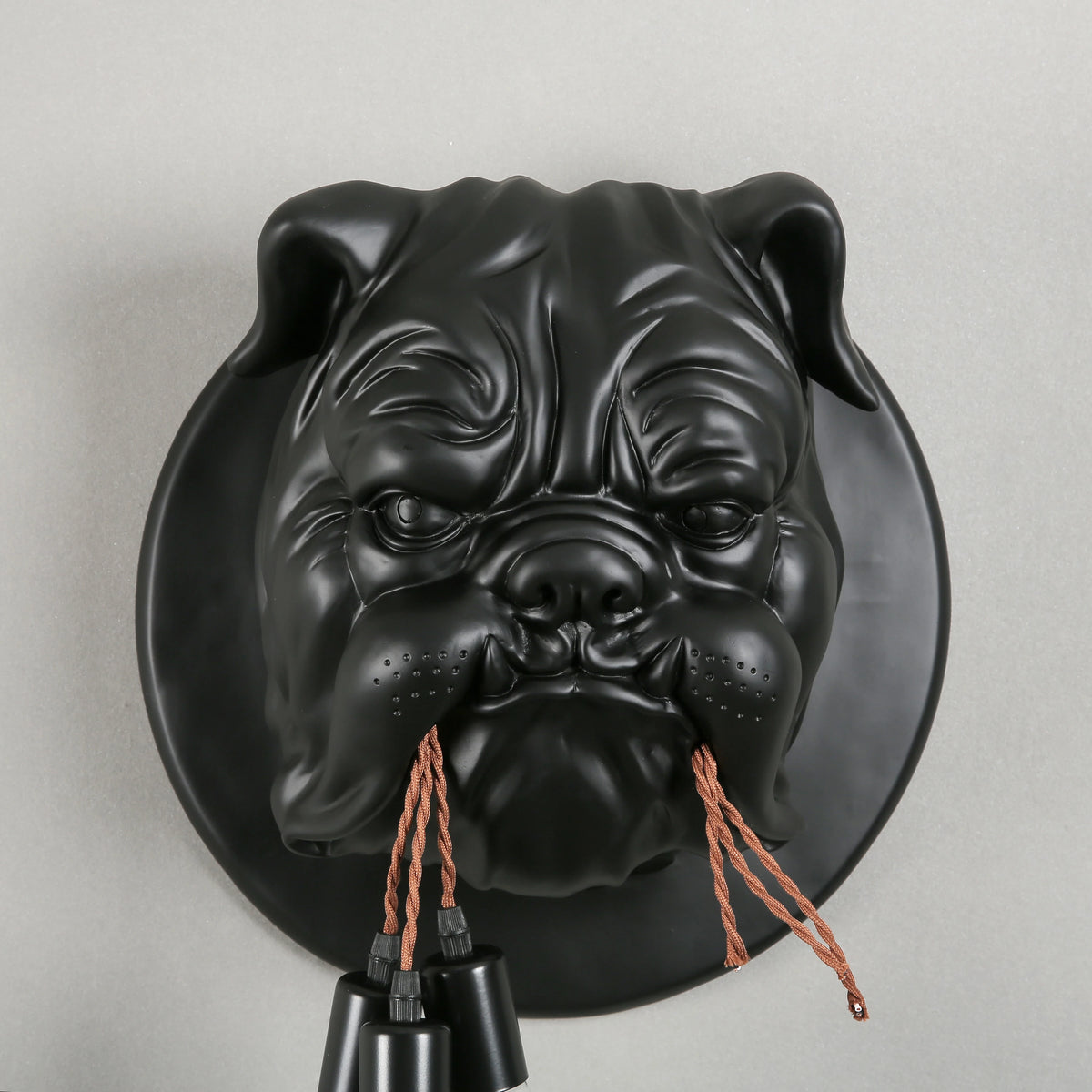 Decorative resin animal dog wall light for interior design - vue 8 sur 8