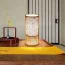 Modern Japanese bamboo wooden handmade floor lamp