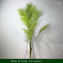 Artificial palm bouquet for festive Hawaiian decoration